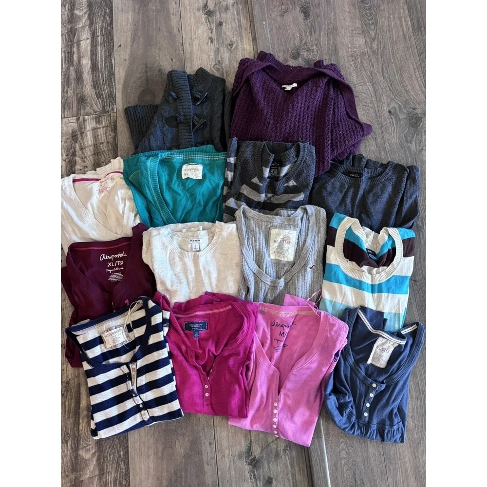 Updated: Y2K Vintage Lot Of 22 Hollister, Aero, American Eagle, Rue 21  Babydoll